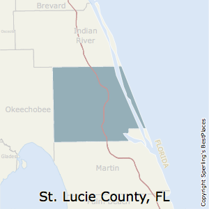 St._Lucie,Florida County Map